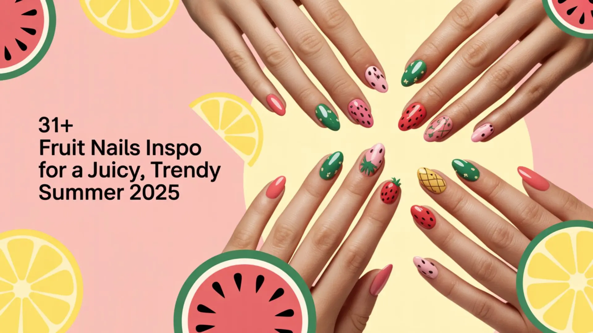 31+ Fruit Nails Inspo for a Juicy, Trendy Summer 2025