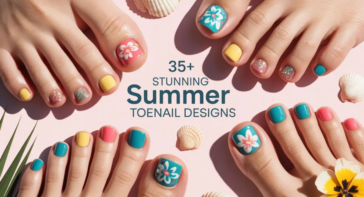 35+ Stunning Summer Toenail Designs