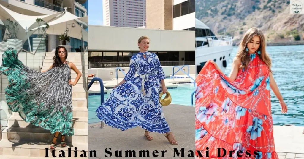 Italian Summer Maxi Dress