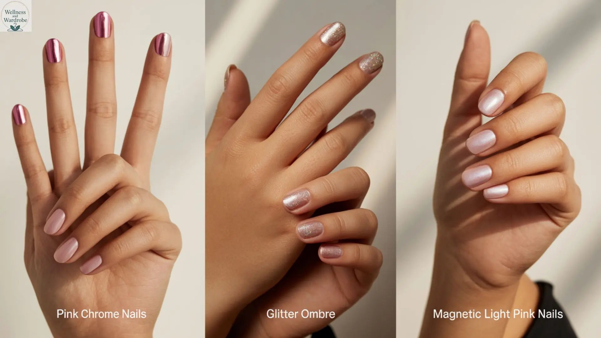pink-sparkle-nails-for-short-vs-long-nail-shapes pink-sparkle-nails-for-short-vs-long-nail-shapes