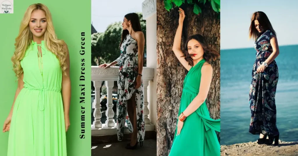 Summer Maxi Dress Green
