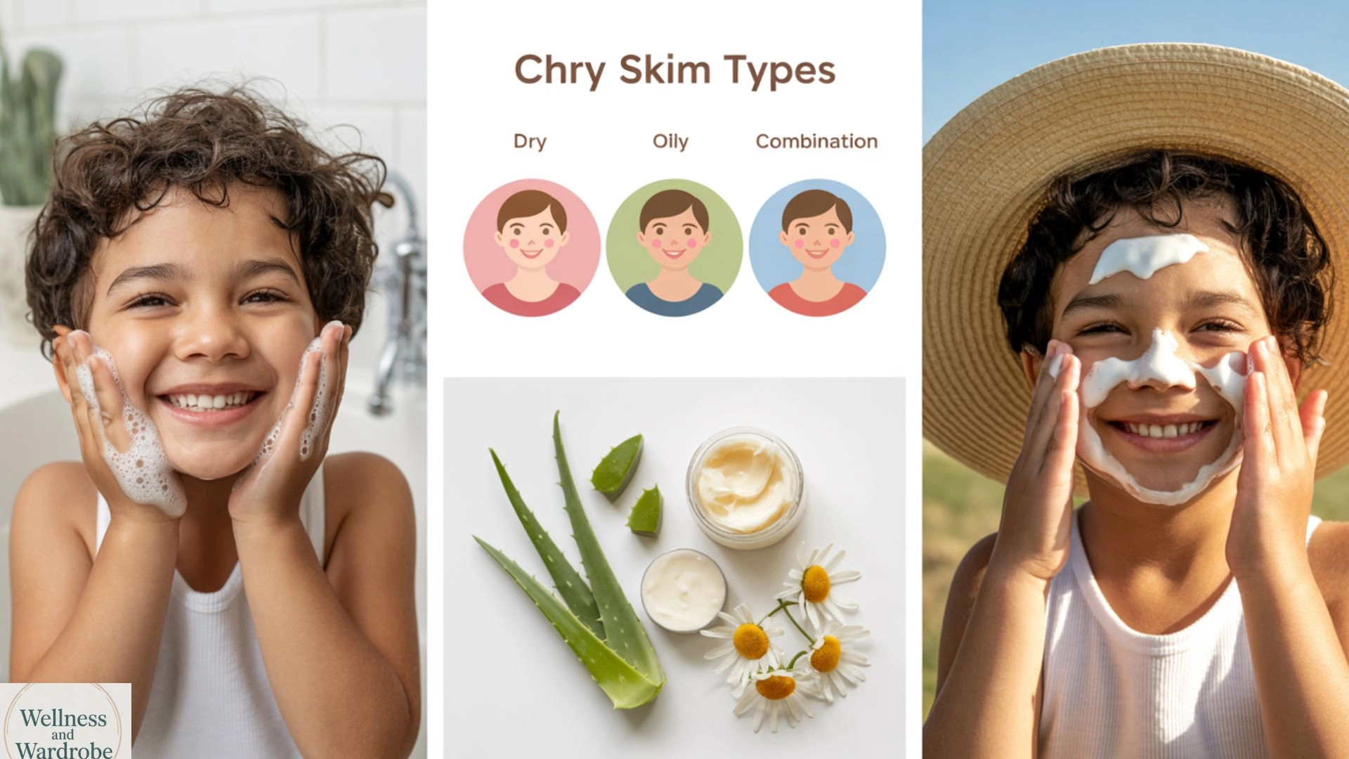 washing-their-face-with-a-foaming-cleanser washing their face with a foaming cleanser